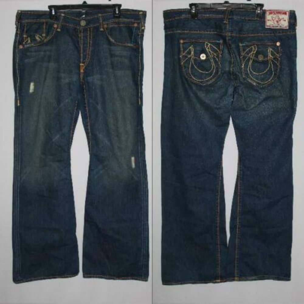 True Religion Billy Giant Big T Jeans Dark H10103